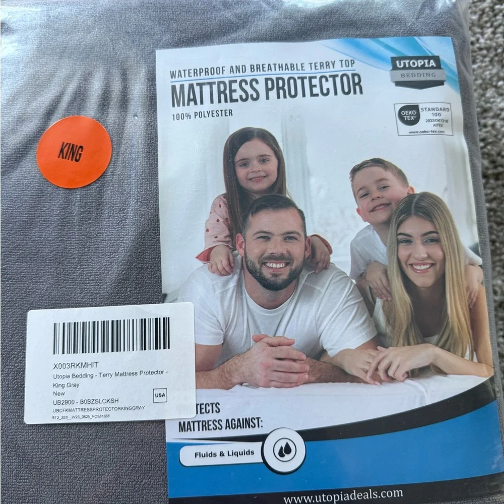 Mattress Protector King Size Waterproof New With Tags